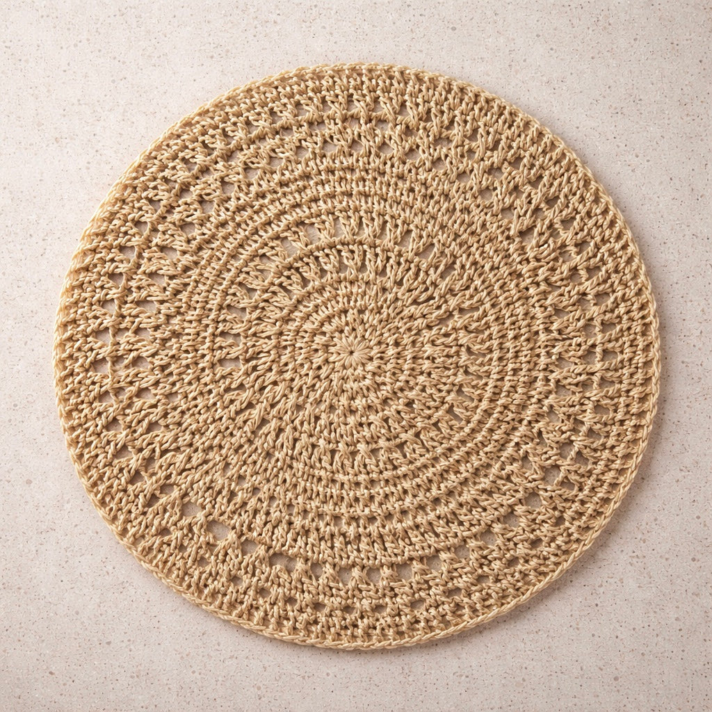 Malibu Handwoven Scallop Placemats
