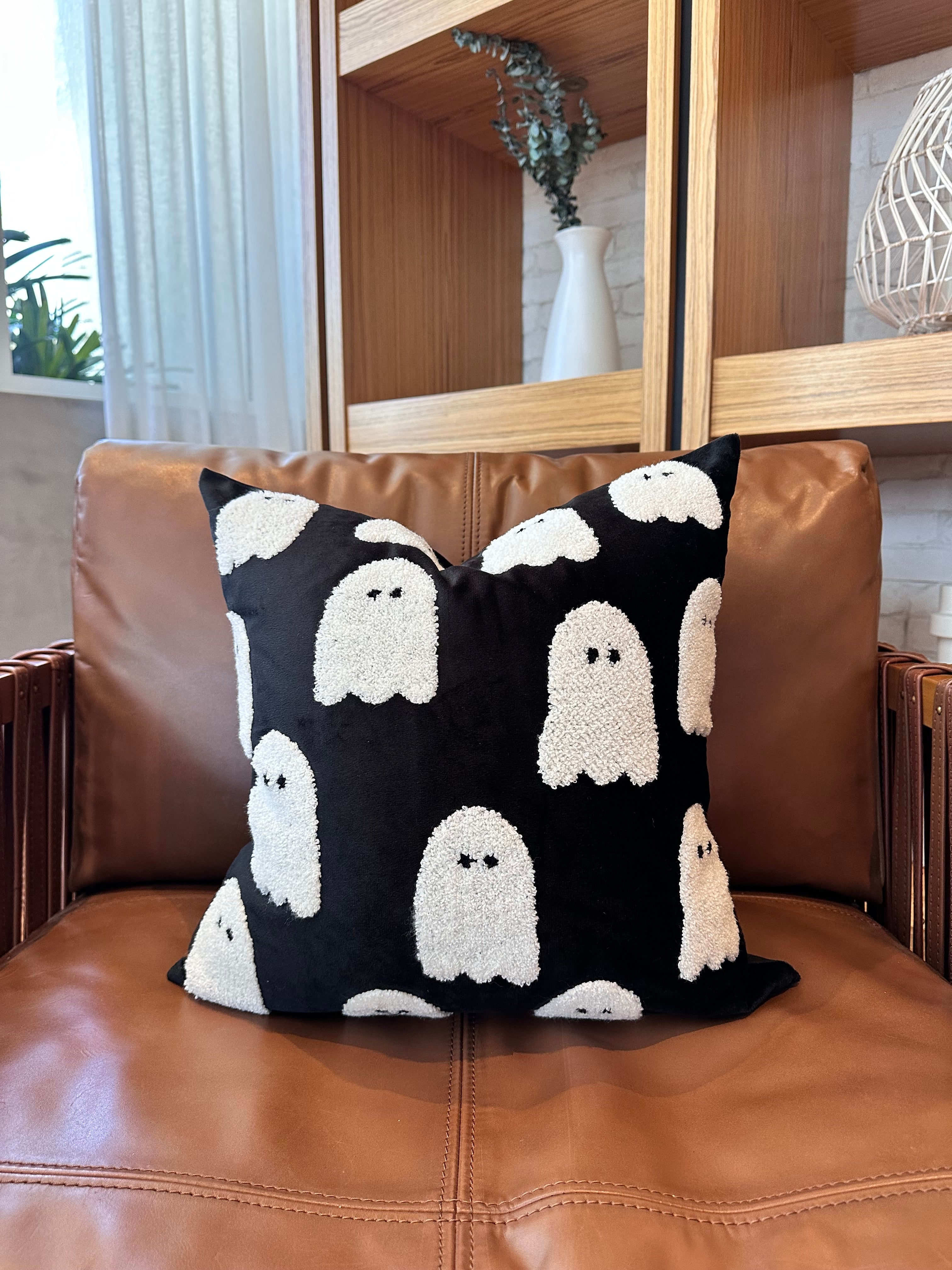 Black Ghost Pillow Cover PREORDER