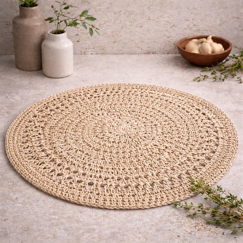 Malibu Handwoven Scallop Placemats