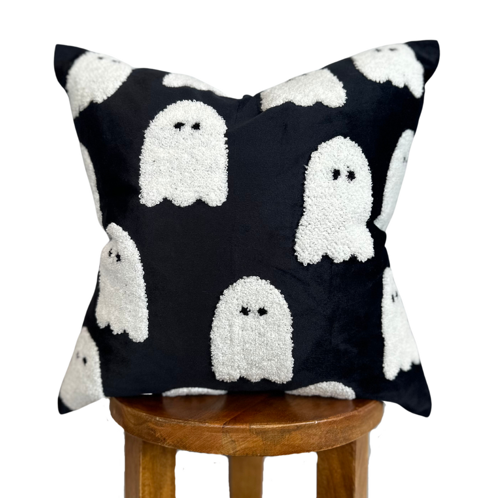 Black Ghost Pillow Cover PREORDER