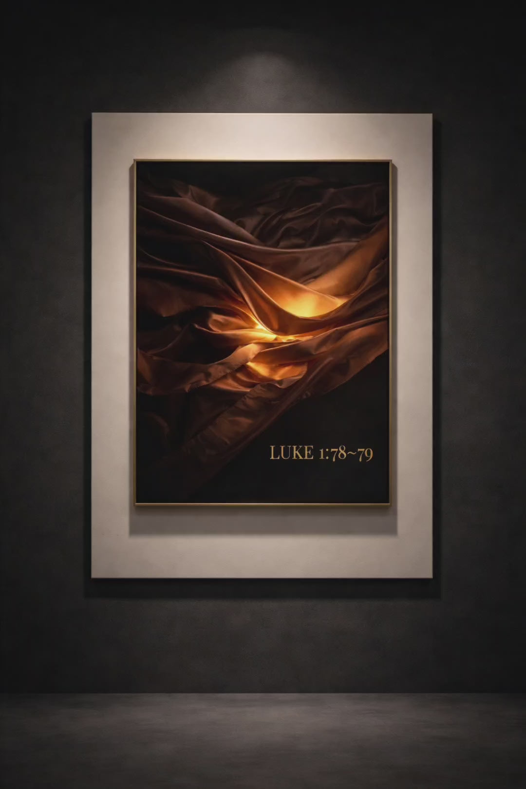 Luke 1:78–79 — Light of Peace | Luxury Christian Digital Wall Art Print