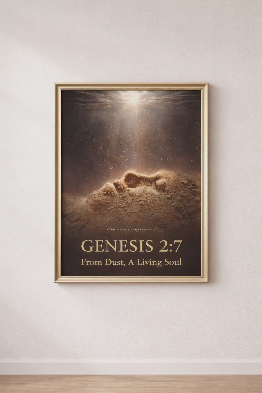 Genesis 2:7 — From Dust, A Living Soul | Scripture Wall Art Digital Download