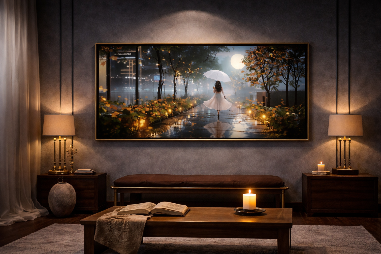 Isaiah 43:2— Held Through the Storm| Luxury Christian Digital Wall Art