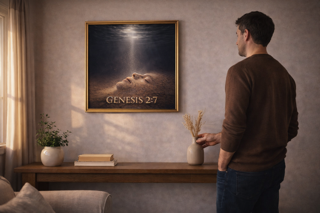 Genesis 2:7 — From Dust, A Living Soul | Scripture Wall Art Digital Download
