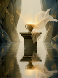 Psalm 23 — My Cup Runneth Over | Christian Luxury Wall Art Print