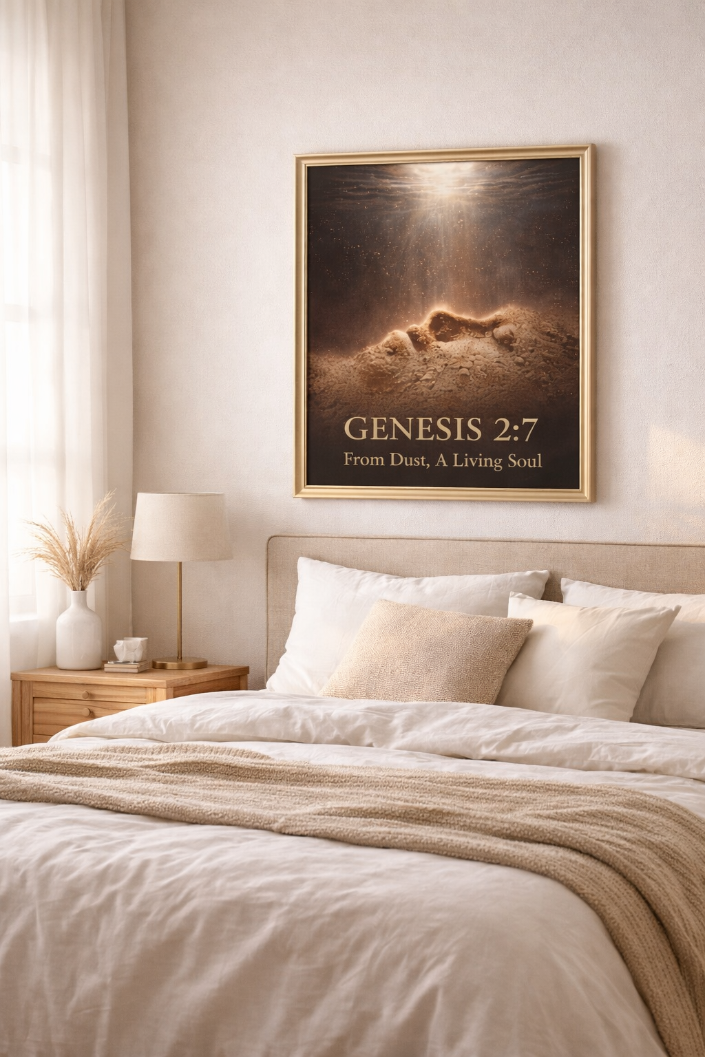 Genesis 2:7 — From Dust, A Living Soul | Scripture Wall Art Digital Download
