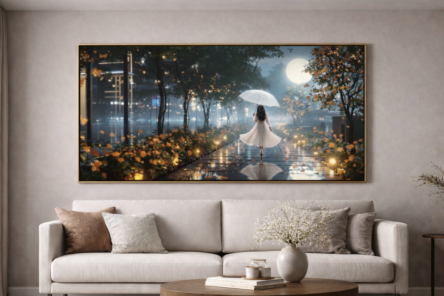 Isaiah 43:2— Held Through the Storm| Luxury Christian Digital Wall Art