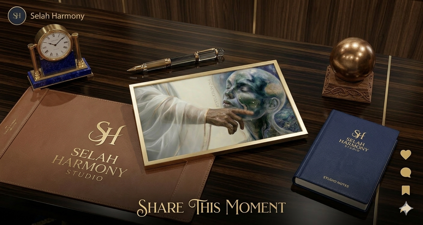 Revelation 21:4 — He Will Wipe Every Tear | Panoramic Christian Wall Art | Luxury Digital Download