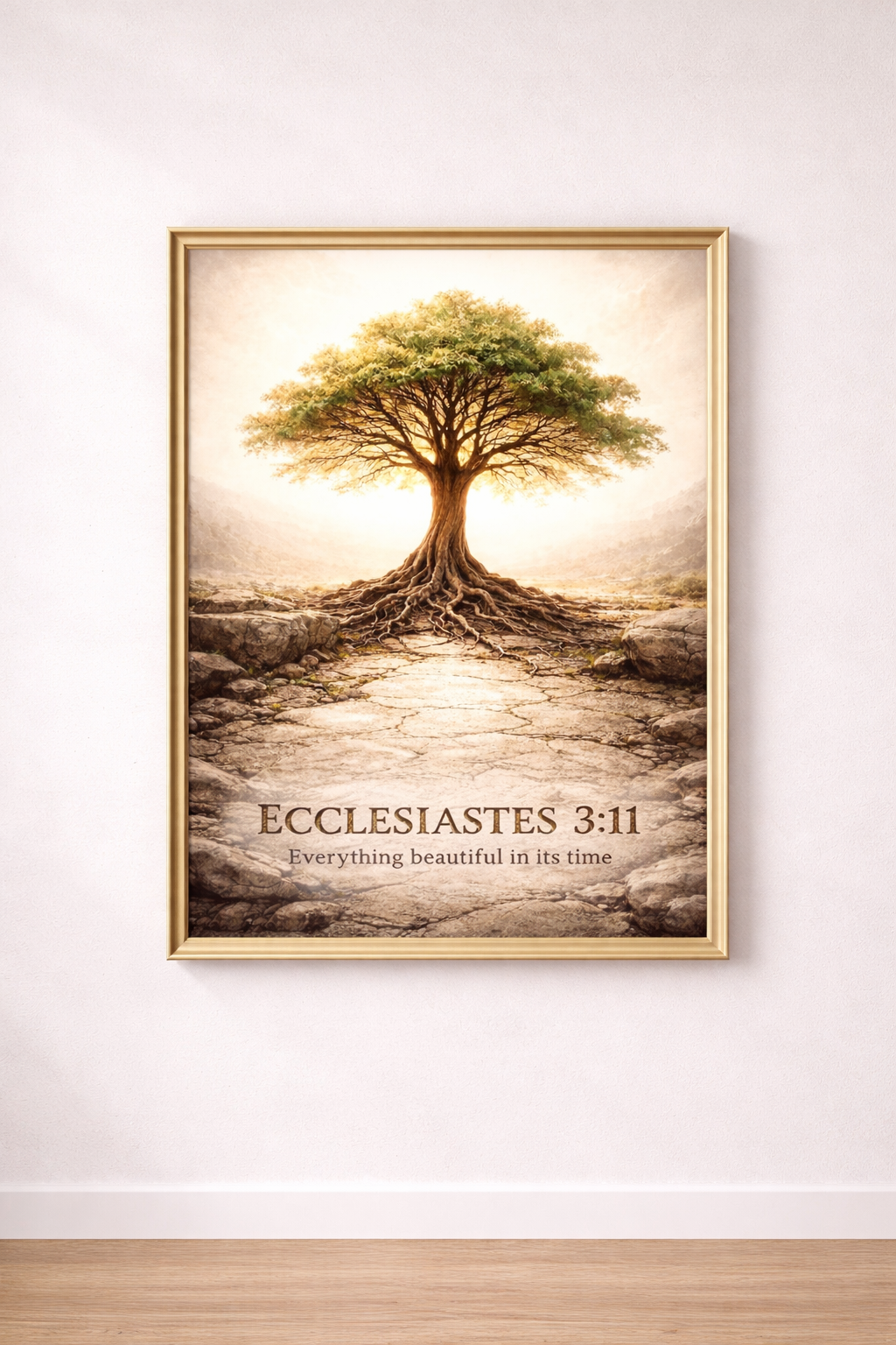Ecclesiastes 3:11 — Beautiful in Its Time | Scripture Wall Art Download